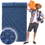 Matelas double, tapis, matelas de couchage touristique pour les vacances, pliable pour dormir