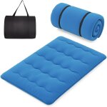 Costway - matelas futon portable pliable, matelas futon japonais 140 x 200 cm, housse lavable, matelas ... Costway - matelas futon portable pliable, matelas futon japonais 140 x 200 cm, housse lavable, matelas ...