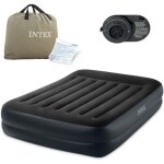 Matelas gonflable 203x152x42 cm avec pompe electrique integree intex 64124