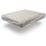 Matelas latex 140x200 organic natura epaisseur 26 cm, latex naturel et mousse hr