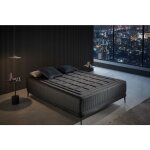 Matelas mousse � memoire de forme magnum black - 180x200 cm - moonia