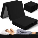 Matelas pliable 75x195x10 cm inre mousse polyur�thane - matelas futon pliant - matelas d'invit�s pour ...