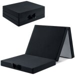 Matelas pliable 75x195x15 cm inre mousse polyuréthane - matelas futon pliant - matelas d'invités pour ... Matelas pliable 75x195x15 cm inre mousse polyuréthane - matelas futon pliant - matelas d'invités pour ...