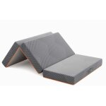 Matelas pliable 90x190x15cm mousse m�moire gel lit d?appoint