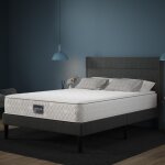 Matelas � ressorts 90x200 cm, matelas mousse froide 7 zones, ressorts ensach�s, 100% certifi� oeko - ...