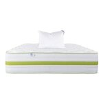 Matelas r�verie, 30 cm, mousse haute densit�, ferme, face �t� / hiver + 1 oreiller, 90x190cm
