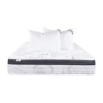 Blumie - matelas sleeplux, 26cm, latex, ergonomique, face t / hiver, haute densit + oreiller, 140x190cm ...