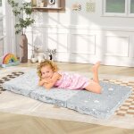 Matelas de sol pliable pour enfant, matelas en flanelle doux, tapis de jeu lumineux pour dormir, avec ... Matelas de sol pliable pour enfant, matelas en flanelle doux, tapis de jeu lumineux pour dormir, avec ...