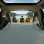 Matelas voiture, mousse haute r�silience - absorption naturelle de l'air en 30s, matelas gonflable voiture ...