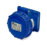 Materiale elettrico 3p 32a 230v prise industrielle bleue � encastrer - 1001361 - rosi