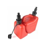 Bidon double 2 et 5 litres avec bec verseur auto - stop