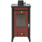 Matilde - pole  bois 7, 7 kw 33x38, 5xh74 cm, rouge