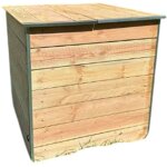 Matisère - composteur en bois 600 litres pour jardin - (lxlxh) 900 x 860 x 870 mm - c090024 Matisère - composteur en bois 600 litres pour jardin - (lxlxh) 900 x 860 x 870 mm - c090024