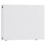 Matis�re - radiateur eau chaude blanc de 600mm de haut et 800mm de large - 1110 watt - sol600 / 800ubb ...