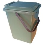 Seau � compost pour appartement - 10 litres - vert - 213003g