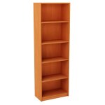 Matkam - tagre de bureau aulne - meuble de rangement 5 etagres style contemporain - 58 x 30 x 176 cm ...