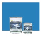 Matpro - peinture laque epoxy salle de bain - 1 kg bleu france