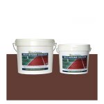 Matpro - peinture r�sine pour bitume enrob� - 1 kg marron fonc�