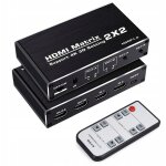 Matrix hdmi 2. 0 2x2 r�partiteur matrix uhd 4k hdr