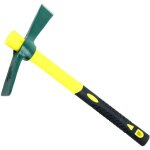 Mattock houe micro pioche outil de hache jardinage d�sherbage mini pioche en acier poign�e en fibre de ...