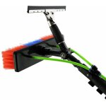 Manche tlescopique pour nettoyage fentres aliment en eau - 7, 30m - manche extensible lavage de vitres ...