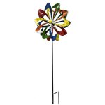 La grande prairie - maxi moulin jardin multicolor 64x14x182cm