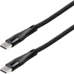 Maxtrack c�ble usb usb 2. 0 usb - c� m�le 1 m noir c�ble spiral�, contacts dor�s c532 - 1l