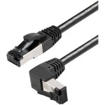 Maxtrack - ti49 - 1l rj45 c�ble r�seau, c�ble patch cat 8. 1 s / ftp 1 m noir coud� � 90 � vers le haut, ...