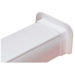 Rosace murale goulotte optimal 110 x 75 mm blanc