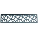 Mccover - panneau alu pour cloture decor polygones l 176cm / l 42, 8cm - coloris - gris anthracite ral ... Mccover - panneau alu pour cloture decor polygones l 176cm / l 42, 8cm - coloris - gris anthracite ral ...
