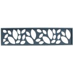 Mccover - panneau alu decor feuilles l 176cm / l 42, 8cm pour clôture larko - coloris - gris anthracite ... Mccover - panneau alu decor feuilles l 176cm / l 42, 8cm pour clôture larko - coloris - gris anthracite ...