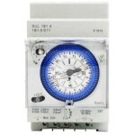 Qiyao - mcanique interrupteur horaire bidirectionnel 24 heures rail din avec rserve de marche sul 181d ...