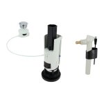 Mcanisme double volume  cble et robinet flotteur - nicoll