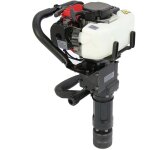 T - mech enfonce pieux thermique pilon  poteau moteur essence  2 temps de 900w 32. 7cc pour panneaux ...
