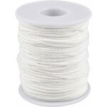 Mche de bougie 1 rouleau 61m coton mche de lampe rechange lanterne brleurs lampes  huile pour fabrication ...