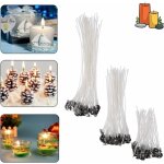 Mche de bougie coton, 150 pices mches pr cir, mches bougies cir coton, pour la fabrication de ...