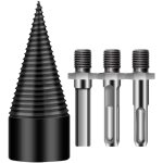 Mche fendeuse  bois - mche  bois en acier pour fendre les bches accessoire dtachable robust pour ...