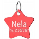 Mdaille grave pour collier de chien et de chat, tiquette d'adresse
