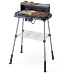 Mediawave store - barbecue �lectrique 2200w h88cm: grille temp�rature r�glable