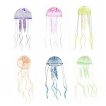 M�duses artificielles ulisem en silicone pour aquariums d�coratifs