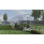 Meistro kodas - certifi� serre klasika standard 10m2, 2, 5m x 4m, 6 mm avec rev�tement en polycarbonate ...