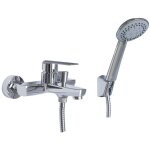Sphera - mélangeur baignoire avec kit douche chrome avec levier monocommande mod. alma Sphera - mélangeur baignoire avec kit douche chrome avec levier monocommande mod. alma
