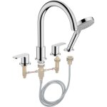 Hansgrohe - mélangeur bain douche 4 trous vernis blend chromé + corps d'encastrement Hansgrohe - mélangeur bain douche 4 trous vernis blend chromé + corps d'encastrement