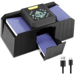 M�langeur de cartes automatique, jeu de cartes de poker de casino �lectronique, fonctionnement � piles ...