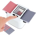 M�langeur de cartes automatique rechargeable, m�langeurs de cartes et distributeurs 2 en 1, m�langeur ...