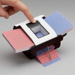 Melangeur de carte �lectronique rechargeable 2000mah, 1 - 2 ponts, pour jeux de cartes uno, poker, belote, ...