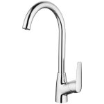 Mlangeur de cuisine chrom avec bec pivotant en laiton - karto