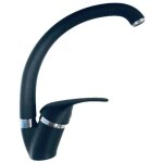 Mlangeur de cuisine en laiton finition granit noir v2