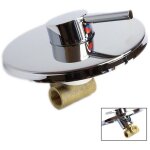 Mlangeur douche de recette monocommande salle de bain  mur rond chrom