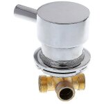 Mlangeur d'eau chaude et froide g1 / 2 ', mitigeur thermostatique, robinet deux entres et une sortie ...